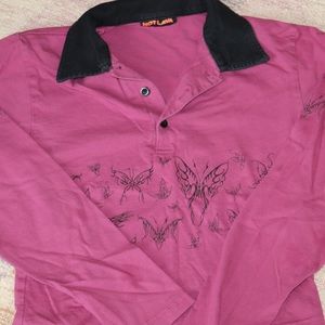 HOT LAVA BUTTERFLY TEE